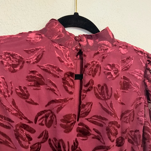 NEW - Floral Burnout Mini Dress - Picture 8 of 10